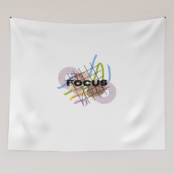Item preview, Focus-Abstract Geometric Minimalist Typography Design  designed and sold by Palette _Vibes.