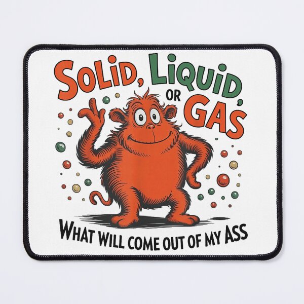 Item preview, Solid Liquid Or Gas Funny Science Monster Character Humor For Kids designed and sold by DuneHaicna.
