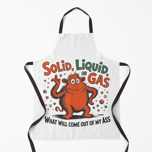 Item preview, Solid Liquid Or Gas Funny Science Monster Character Humor For Kids designed and sold by DuneHaicna.