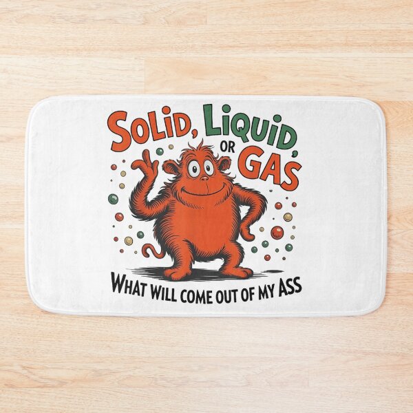 Item preview, Solid Liquid Or Gas Funny Science Monster Character Humor For Kids designed and sold by DuneHaicna.
