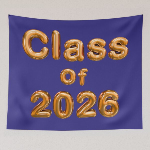 Item preview, Class of 2026 Graduation - Rose Gold 3D Balloon Letters designed and sold by CheeryArts.