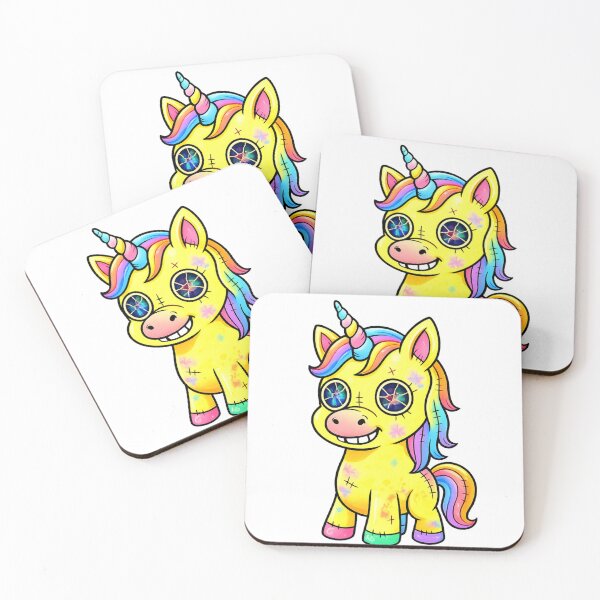 Item preview, Creepy Unicorn Dark Fantasy Cute Design designed and sold by SoftSproutstu.