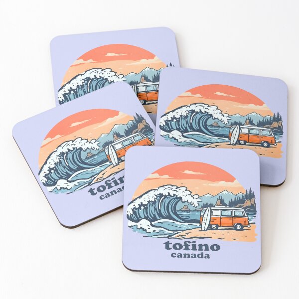 Item preview, Tofino British Columbia Canada Cute Surfing Retro Canada designed and sold by HowToCanadian.