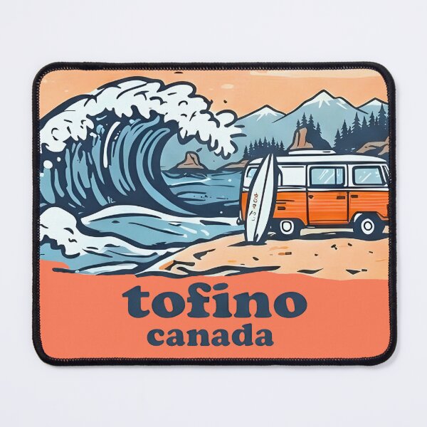 Item preview, Tofino British Columbia Canada Cute Surfing Retro Canada designed and sold by HowToCanadian.