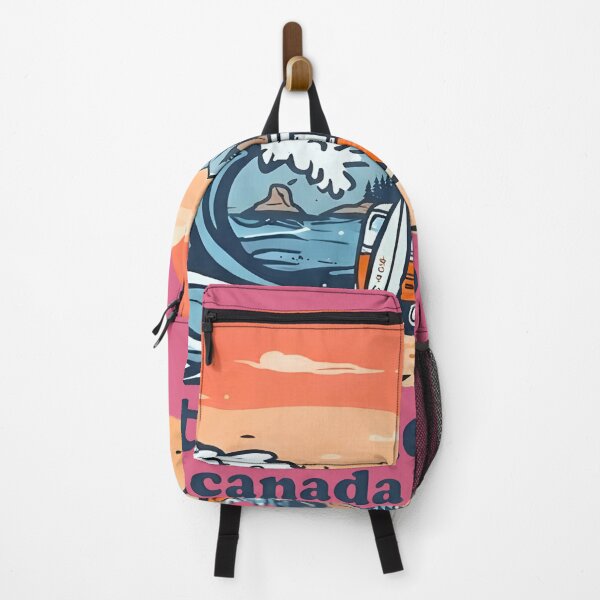 Item preview, Tofino British Columbia Canada Cute Surfing Retro Canada designed and sold by HowToCanadian.