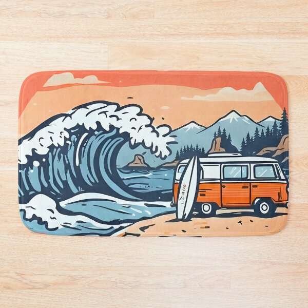 Item preview, Tofino British Columbia Canada Cute Surfing Retro Canada designed and sold by HowToCanadian.