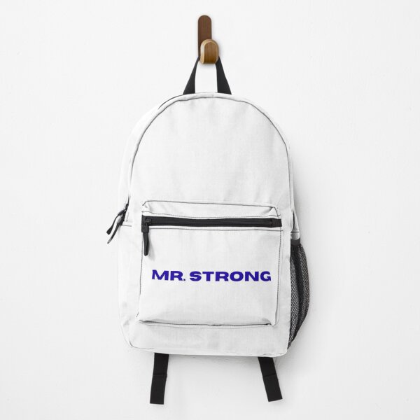 Item preview, Mr. Strong Bold Typography Matching Couple Design Blue designed and sold by Theselinara.