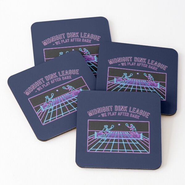 Item preview, Midnight Dink League Pickleball - We Play After Dark designed and sold by PixelQ.