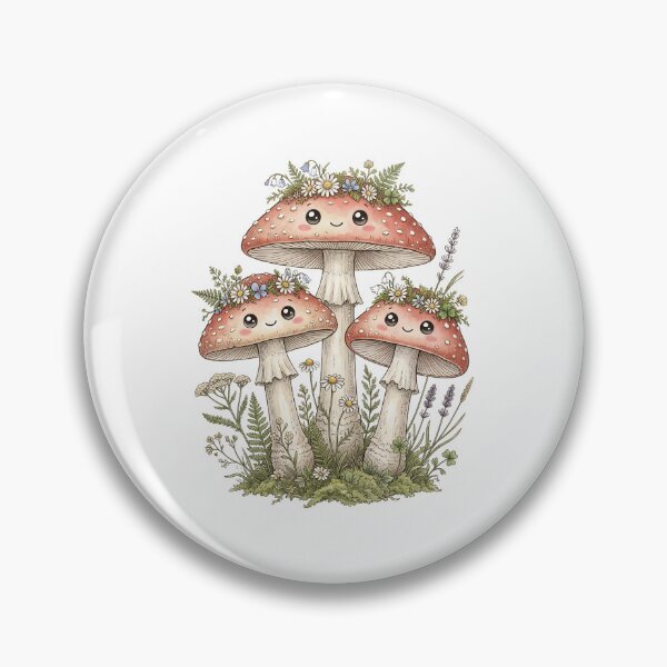 Item preview, Happy mushroom friends designed and sold by SignumShop.