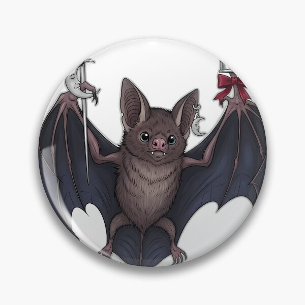Item preview, Celestial Bat Sewing Charm designed and sold by IllumeInk.