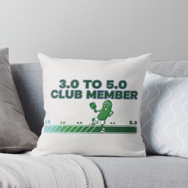 Item preview, 3.0 to 5.0 Club Member Pickleball Funny Pickle Cartoon designed and sold by PixelQ.