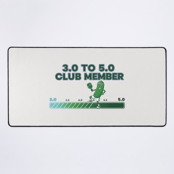 Item preview, 3.0 to 5.0 Club Member Pickleball Funny Pickle Cartoon designed and sold by PixelQ.