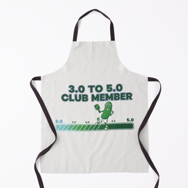 Item preview, 3.0 to 5.0 Club Member Pickleball Funny Pickle Cartoon designed and sold by PixelQ.
