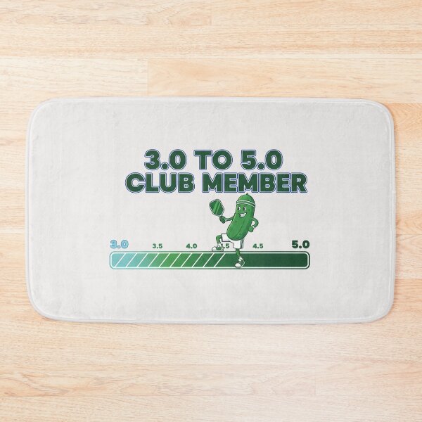 Item preview, 3.0 to 5.0 Club Member Pickleball Funny Pickle Cartoon designed and sold by PixelQ.