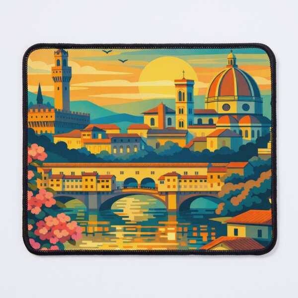 Item preview, Florence Italy Vintage Travel Art designed and sold by MatthewHeights.
