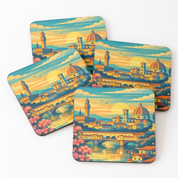 Item preview, Florence Italy Vintage Travel Art designed and sold by MatthewHeights.