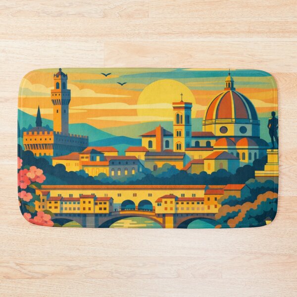 Item preview, Florence Italy Vintage Travel Art designed and sold by MatthewHeights.