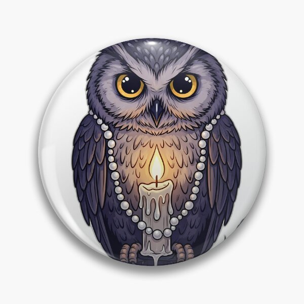 Item preview, Night Owl Candle Stub designed and sold by IllumeInk.