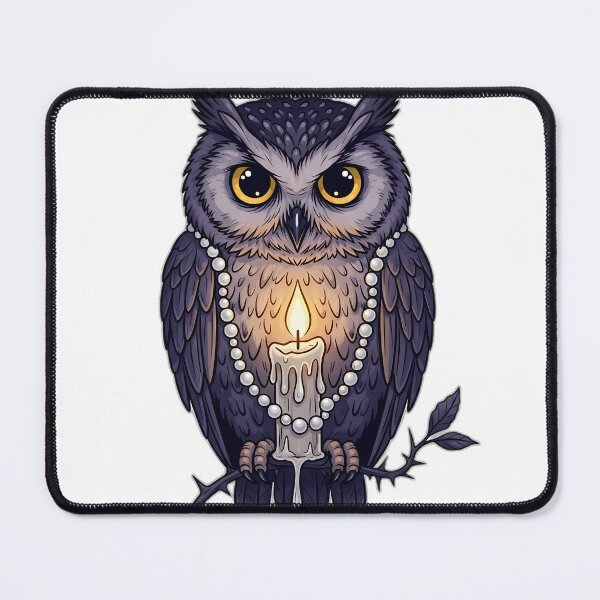 Item preview, Night Owl Candle Stub designed and sold by IllumeInk.