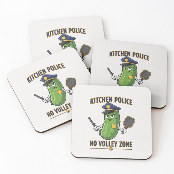 Item preview, Pickleball Kitchen Police No Volley Zone designed and sold by PixelQ.
