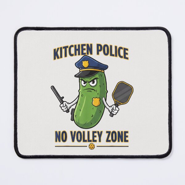 Item preview, Pickleball Kitchen Police No Volley Zone designed and sold by PixelQ.