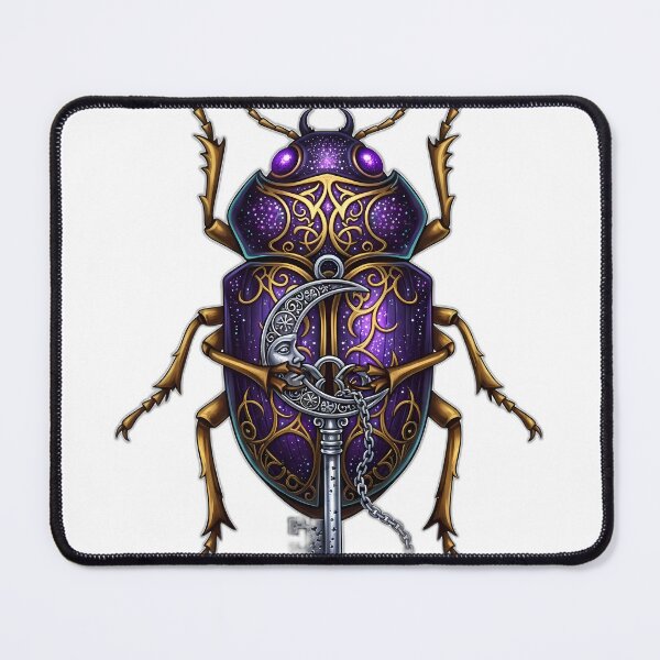 Item preview, Occult Beetle Moon Key designed and sold by IllumeInk.