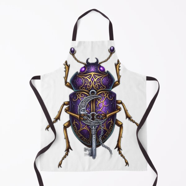 Item preview, Occult Beetle Moon Key designed and sold by IllumeInk.