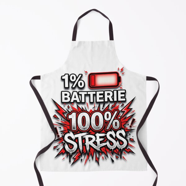 Item preview, 1 Percent Battery 100 Percent Stress Funny Tech designed and sold by IRS FASHION.