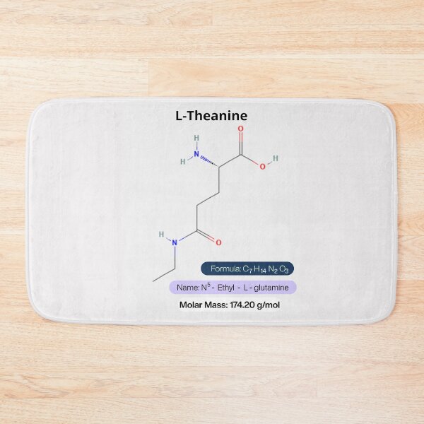 Item preview, L-Theanine Molecular Structure & Usage Guide - Cognitive Optimization designed and sold by Surabhi Jain.