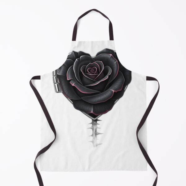 Item preview, Black Rose Heart Locket designed and sold by IllumeInk.