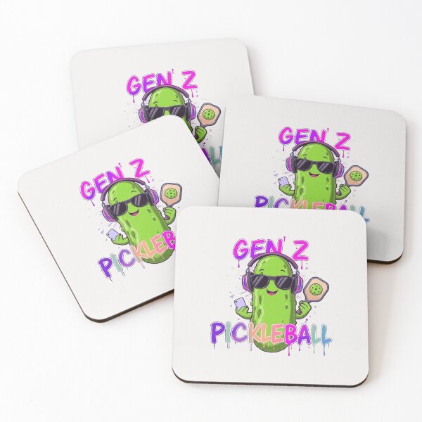 Item preview, Gen Z Pickleball Pickle Cartoon Funny designed and sold by PixelQ.