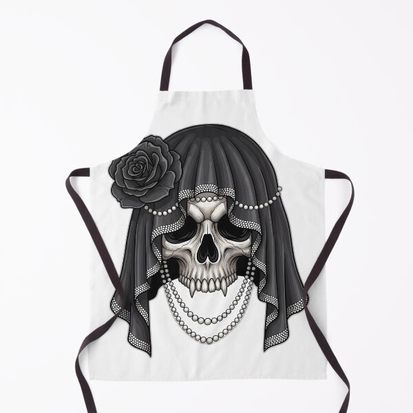 Item preview, Gothic Skull Rose Veil designed and sold by IllumeInk.