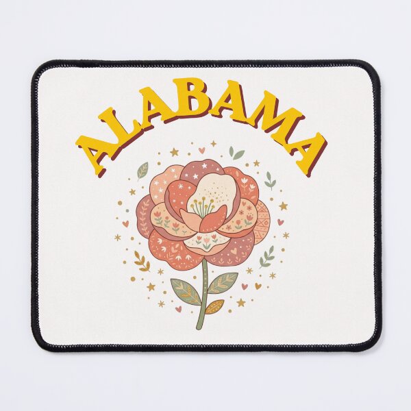 Item preview, Alabama State Flower Retro Floral Illustration designed and sold by PeerMstudio.