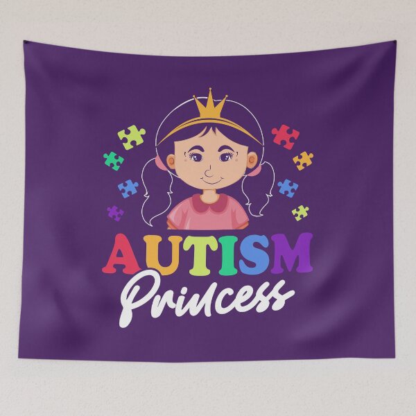 Item preview, Autism Princess – Cute Autism Awareness Design designed and sold by ZentifyPrints.