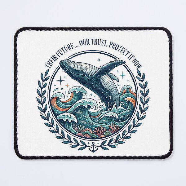 Item preview, Their Future Our Trust Whale Conservation designed and sold by Nuvoro Eco Awareness.