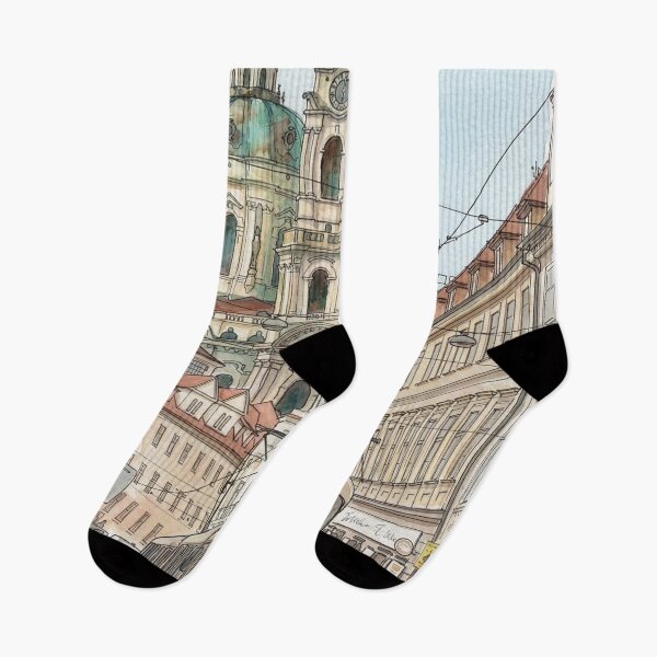 Item preview, Street Scene from Prague designed and sold by sid1802.