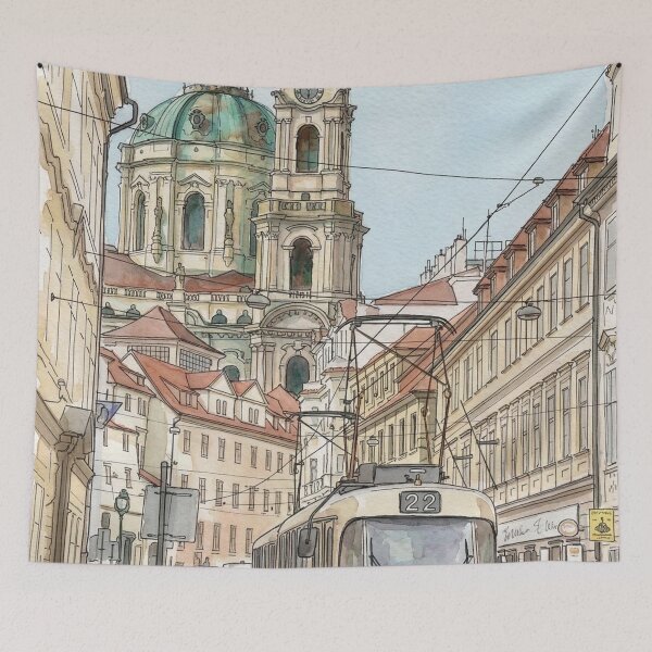 Item preview, Street Scene from Prague designed and sold by sid1802.