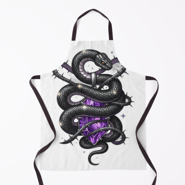 Item preview, Black Serpent Amethyst Pendant designed and sold by IllumeInk.