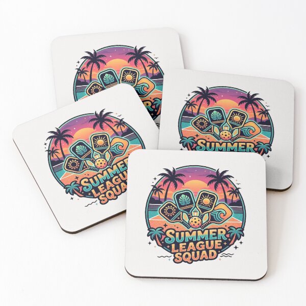 Item preview, Pickleball Summer League Squad Retro Sunset designed and sold by PixelQ.