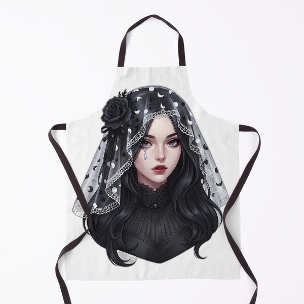Item preview, Gothic Girl Moon Veil designed and sold by IllumeInk.