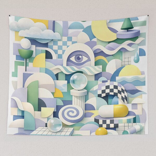 Item preview, Cloud Dancer Maximalist Drift designed and sold by WAUZ.