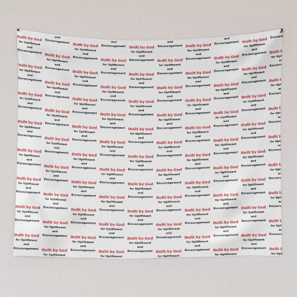 Item preview, Built by God for Upliftment and Encouragement designed and sold by DaystarRising.