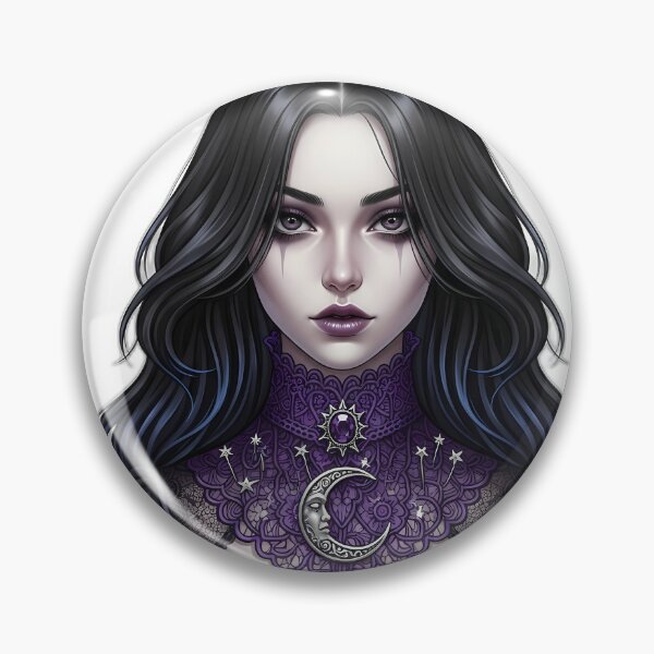 Item preview, Gothic Girl Amethyst Collar designed and sold by IllumeInk.