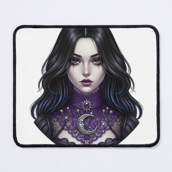 Item preview, Gothic Girl Amethyst Collar designed and sold by IllumeInk.