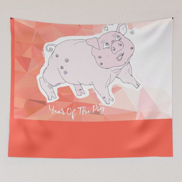 Item preview, Year Of The Pig - Lover's Heart (drawing by ACCI)  designed and sold by VanyssaGraphics.