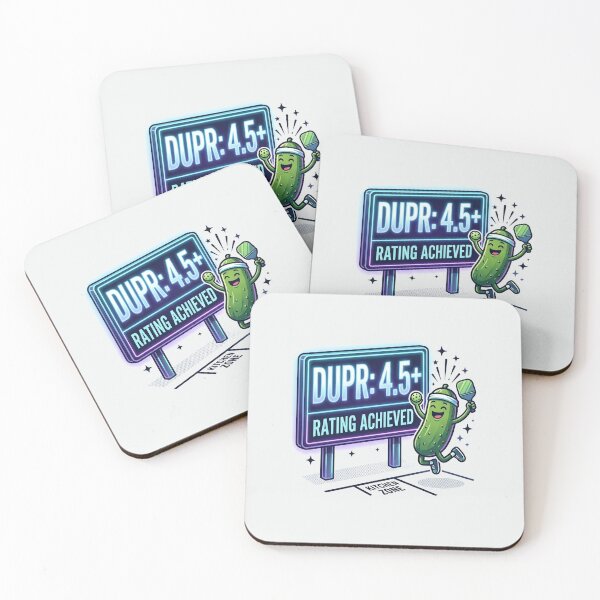 Item preview, Pickleball DUPR 4.5+ Rating Achieved Funny Pickle designed and sold by PixelQ.