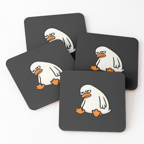 Item preview, Monday Duck – Cute Chibi Duck Tired Funny Kawaii Work Mood Design designed and sold by ColorSplash123.