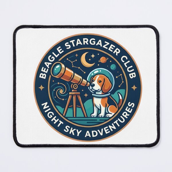 Item preview, Beagle Stargazer Club Cute Dog Astronomer Night Sky Adventure Design designed and sold by Kmdigitals.