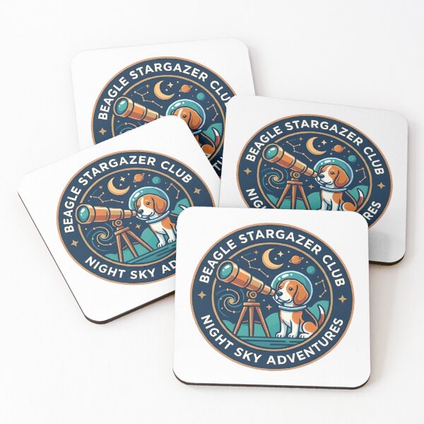 Item preview, Beagle Stargazer Club Cute Dog Astronomer Night Sky Adventure Design designed and sold by Kmdigitals.