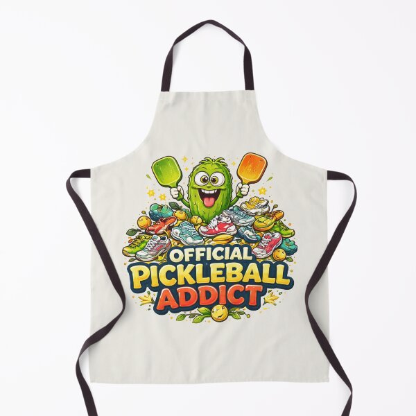 Item preview, Official Pickleball Addict Cartoon Pickle designed and sold by PixelQ.